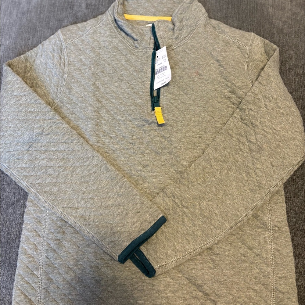 Crewcuts J Crew Green Zip-Up Fleece